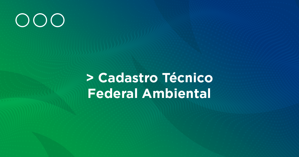 O que é CTF Ambiental