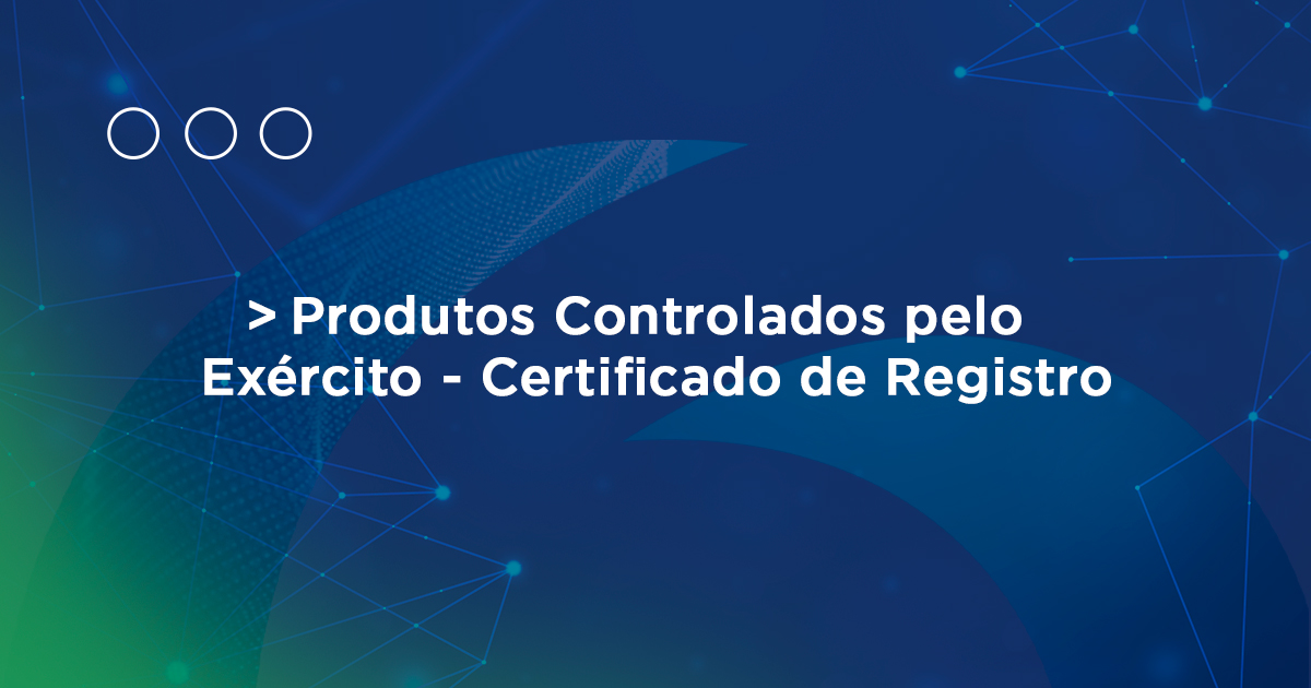 o que é um produto controlado pelo exército
